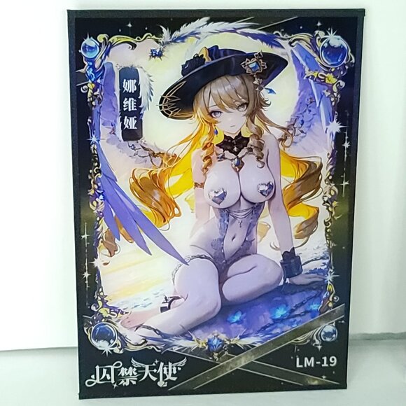 Navia Double Sided LM-19 Waifu Card Anime Wall Art Oversized Board A5 - Picture 1 of 4